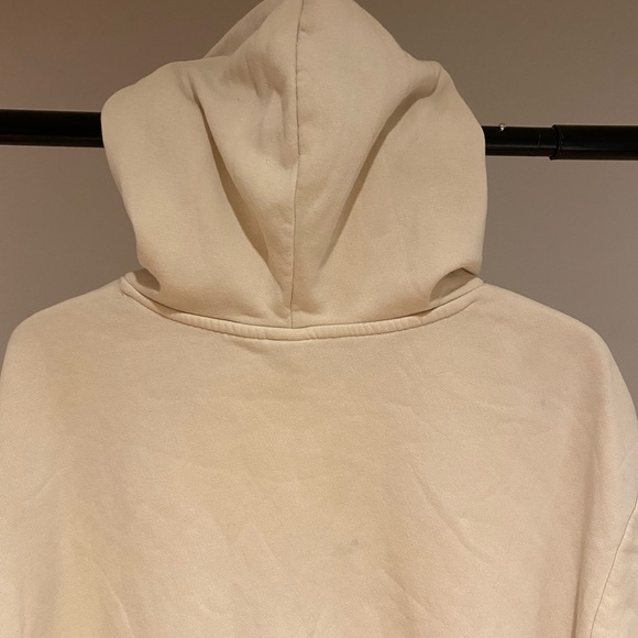 🚩SOLD- H&M + Disney Mickey Mouse cream Hoodie Sweatshirt Women’s Size medium - Picture 9 of 12